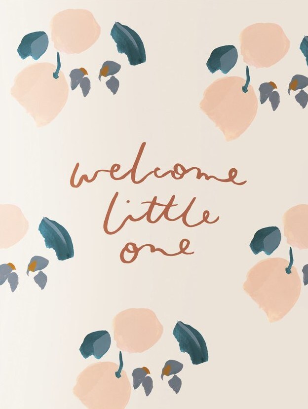 'Welcome Little One' Greeting Card